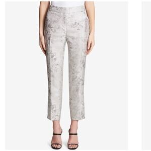 Calvin Klein Metallic Jacquard Women's Dress Pants NWT Size 12
